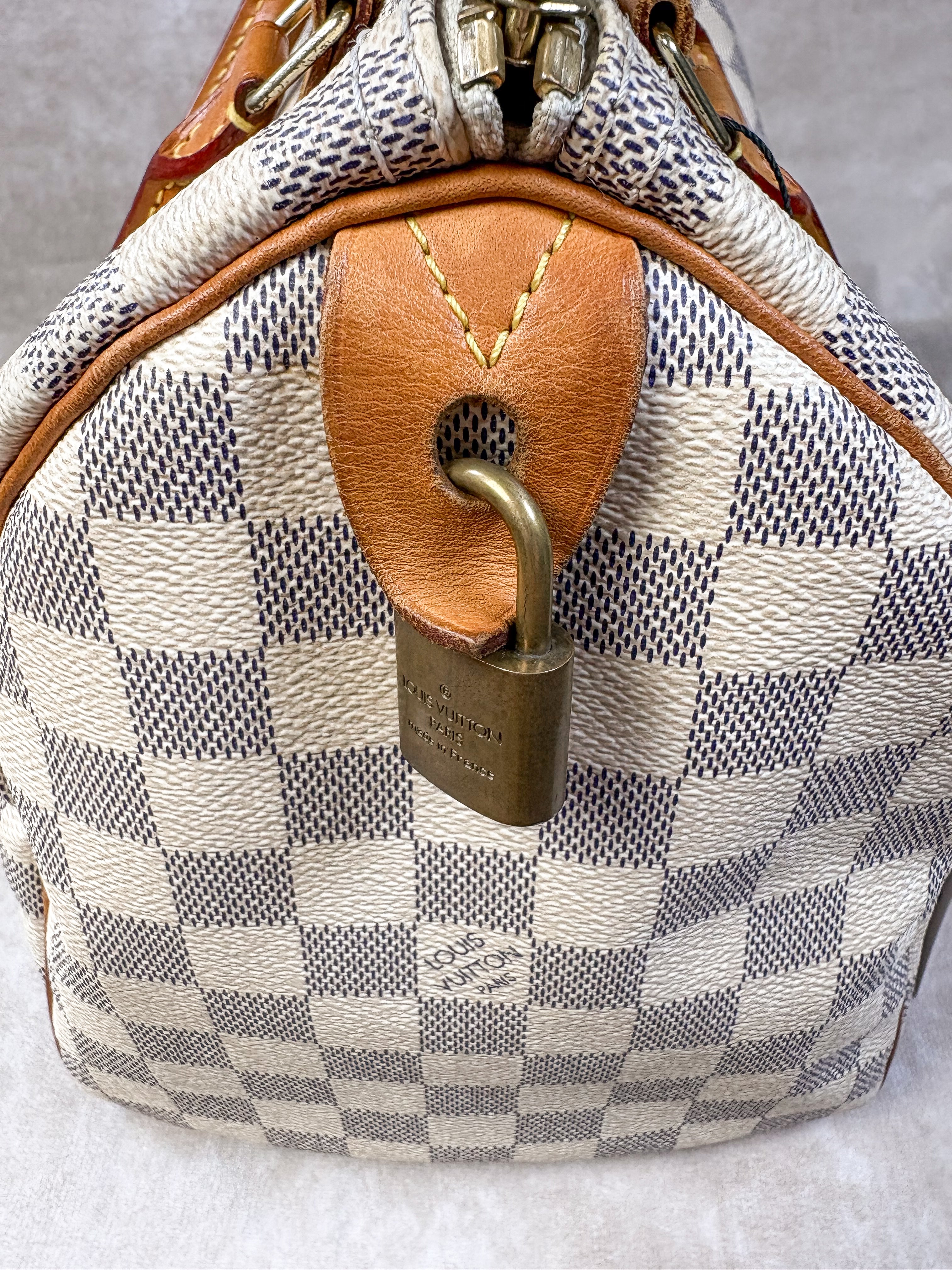 Louis Vuitton Speedy 30 Damier Azur