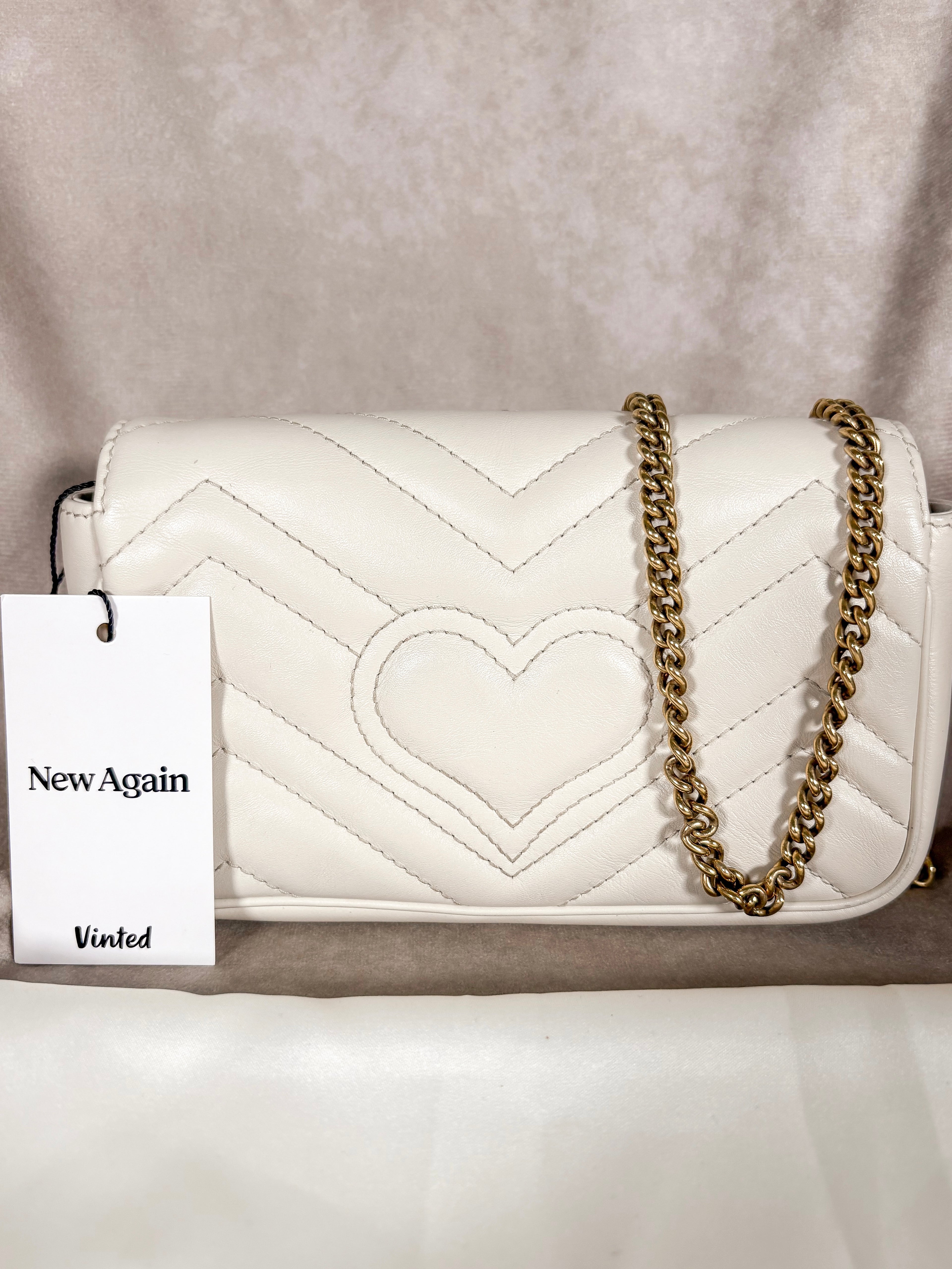 Gucci GG Marmont Flip Mini Leder Crossbody Tasche